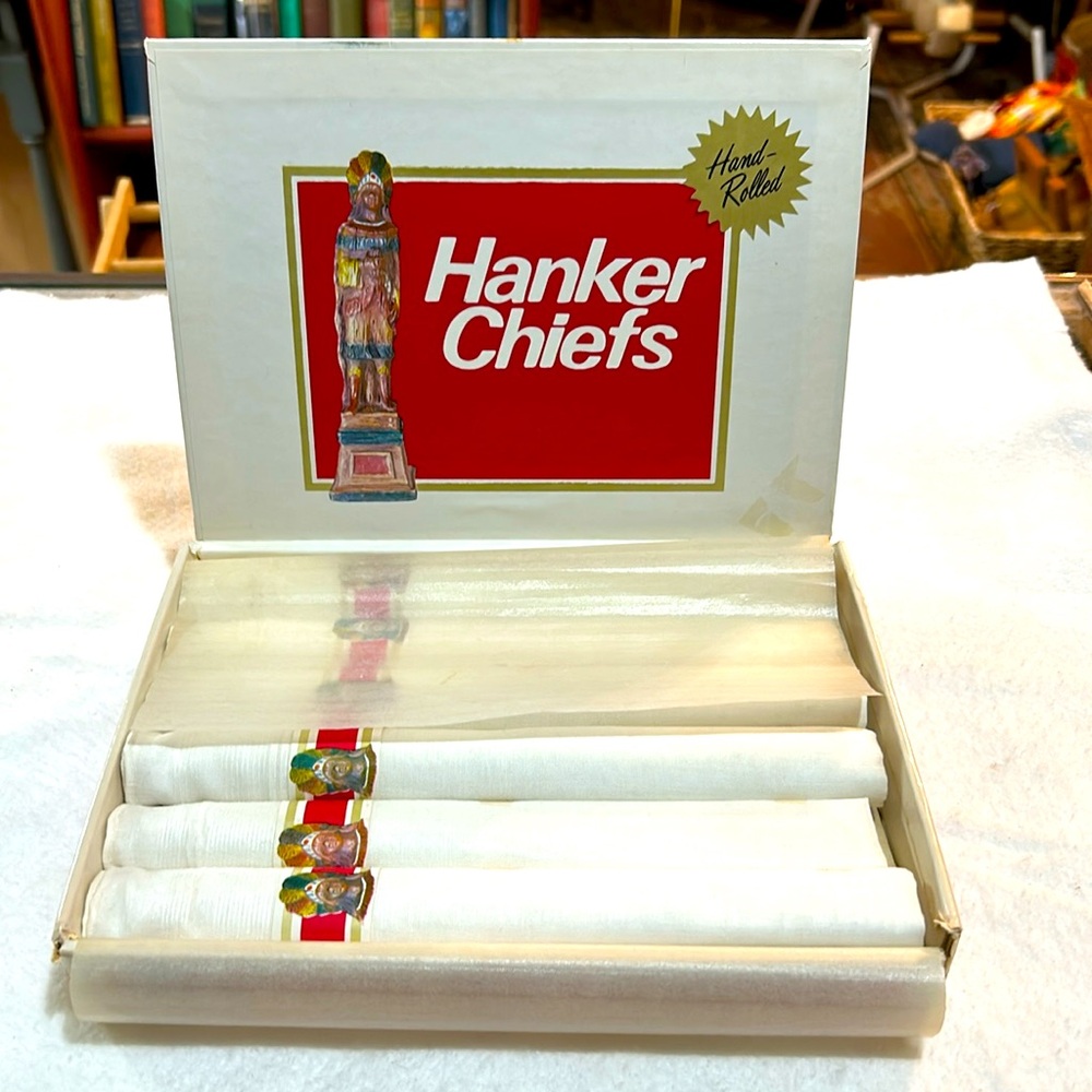Hanker Chiefs American Indian novelty handkerchiefs.